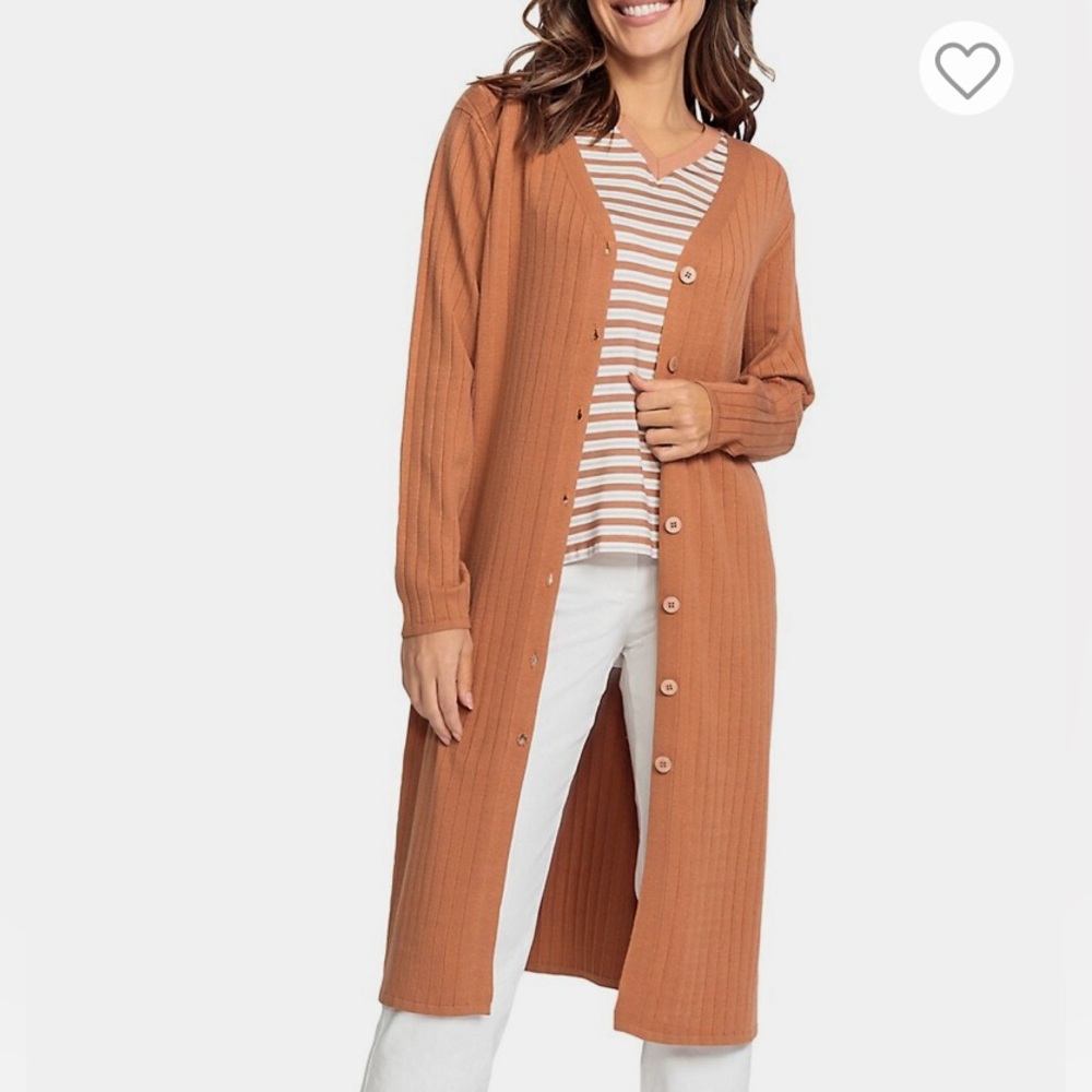 Olsen Dolce Vita Long Knit Cardigan size:L 🆕